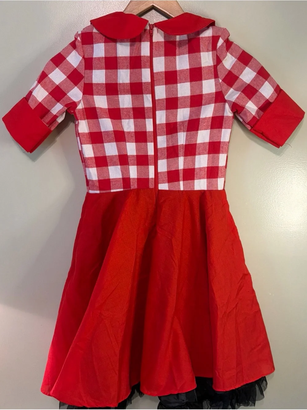 50s Poodle Skirt Dress Girls Medium M Soda Shop Halloween Costume Retro